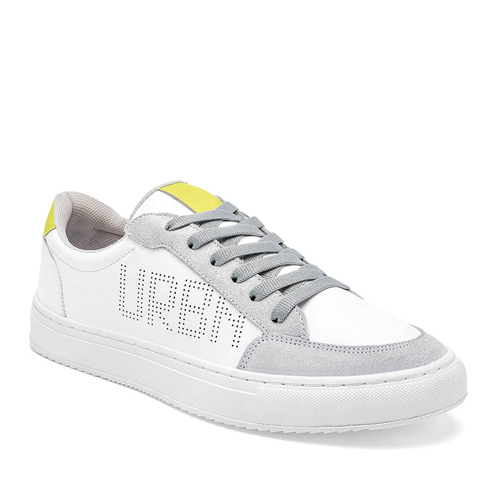 Mora Urban Tenis urbano para hombre blanco gris verde Codigo 125476F