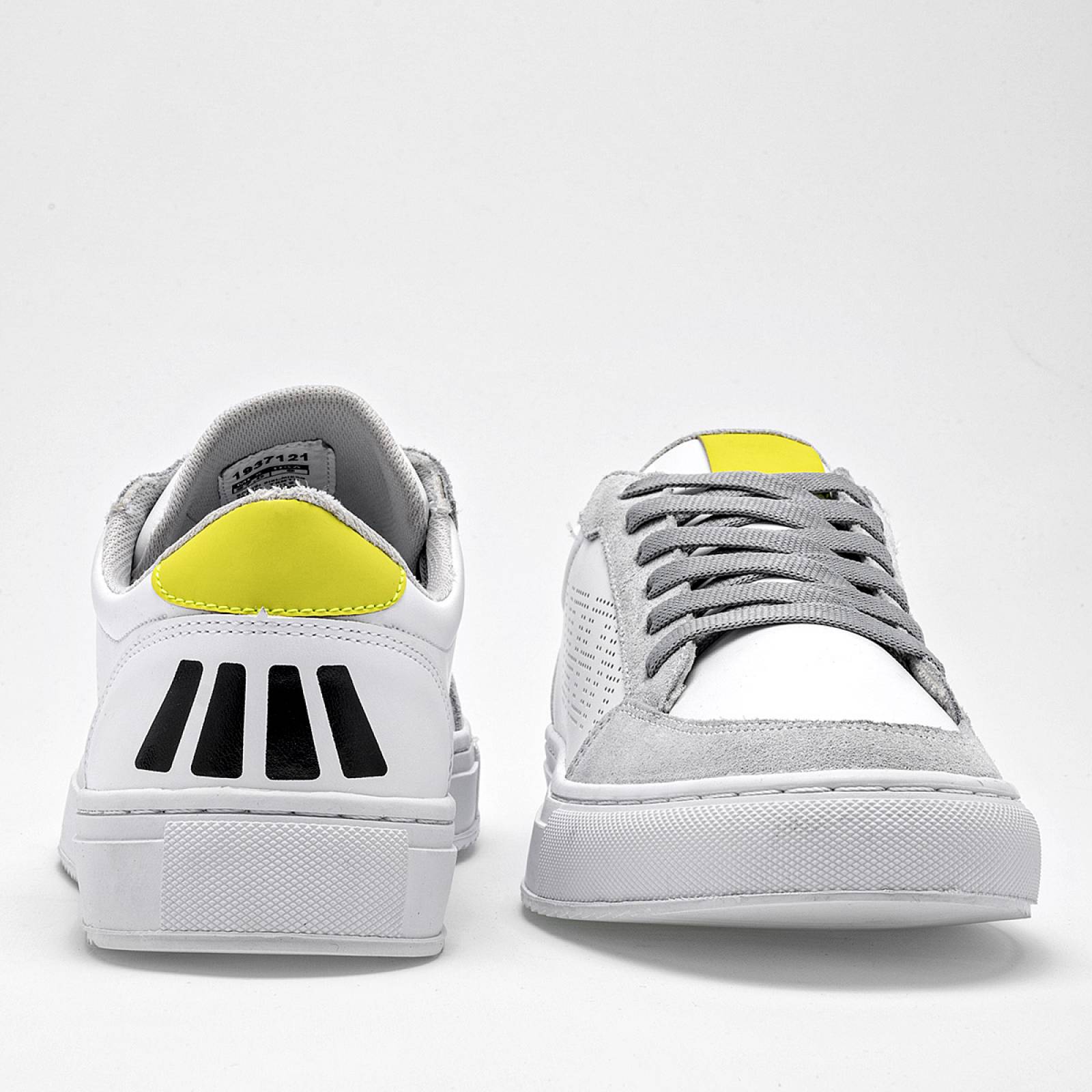 Mora Urban Tenis urbano para hombre blanco gris verde Codigo 125476F