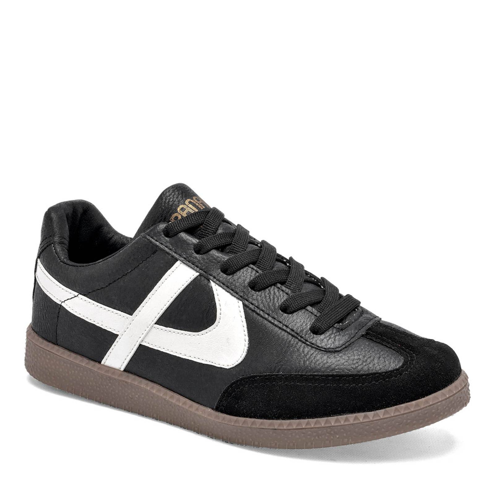 Panam Tenis urbano para hombre negro blanco Codigo 125610F