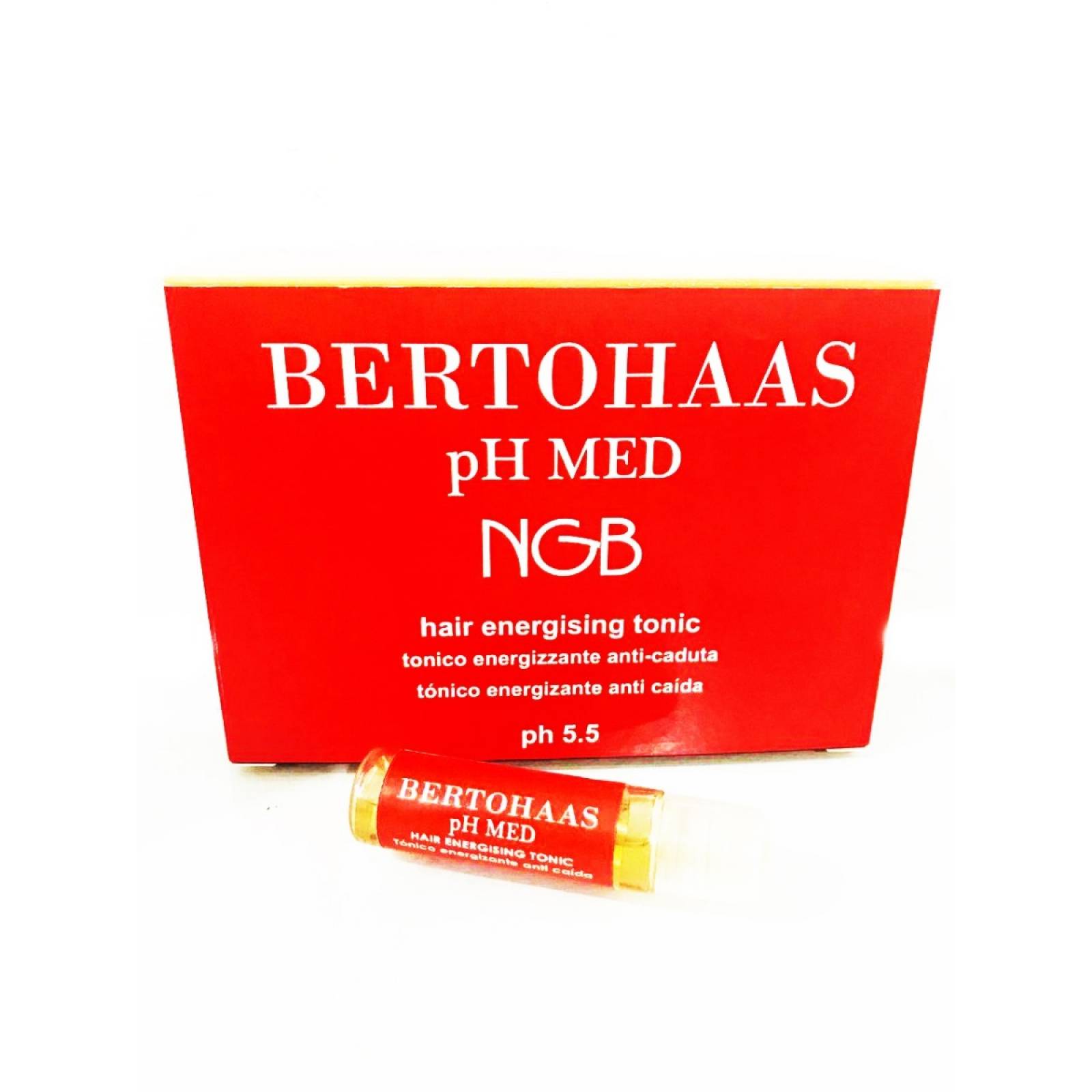 Ampolletas Anti caída de cabello, Tratamiento anti caída de cabello, 12 ampolletas Bertohaas, Tónico energizante Anti Caída