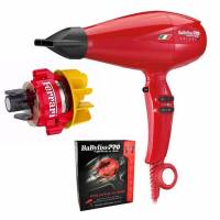Secadora De Cabello De Lujo, Roja, Prefesional, Baby Liss Pro. Volare