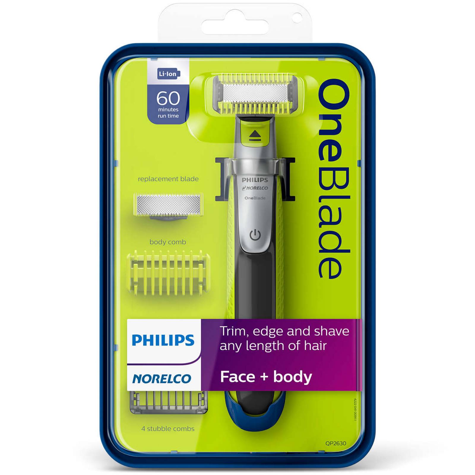 Rasuradora de barba y bigote philips ONE BLADE