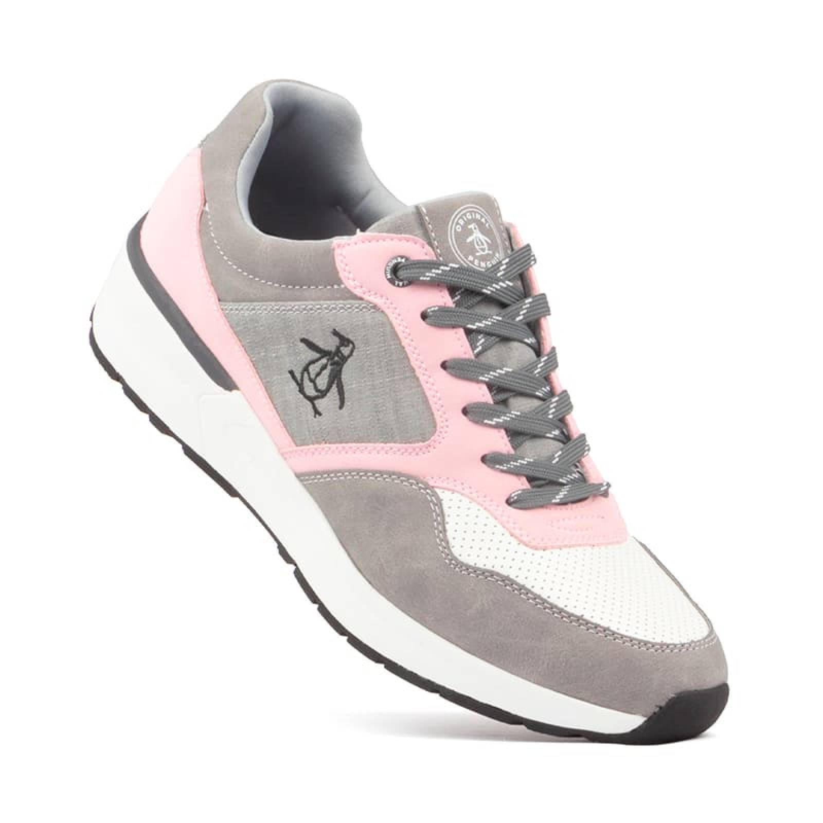 Tenis Penguin Gisli Style Color Gris Con Rosa