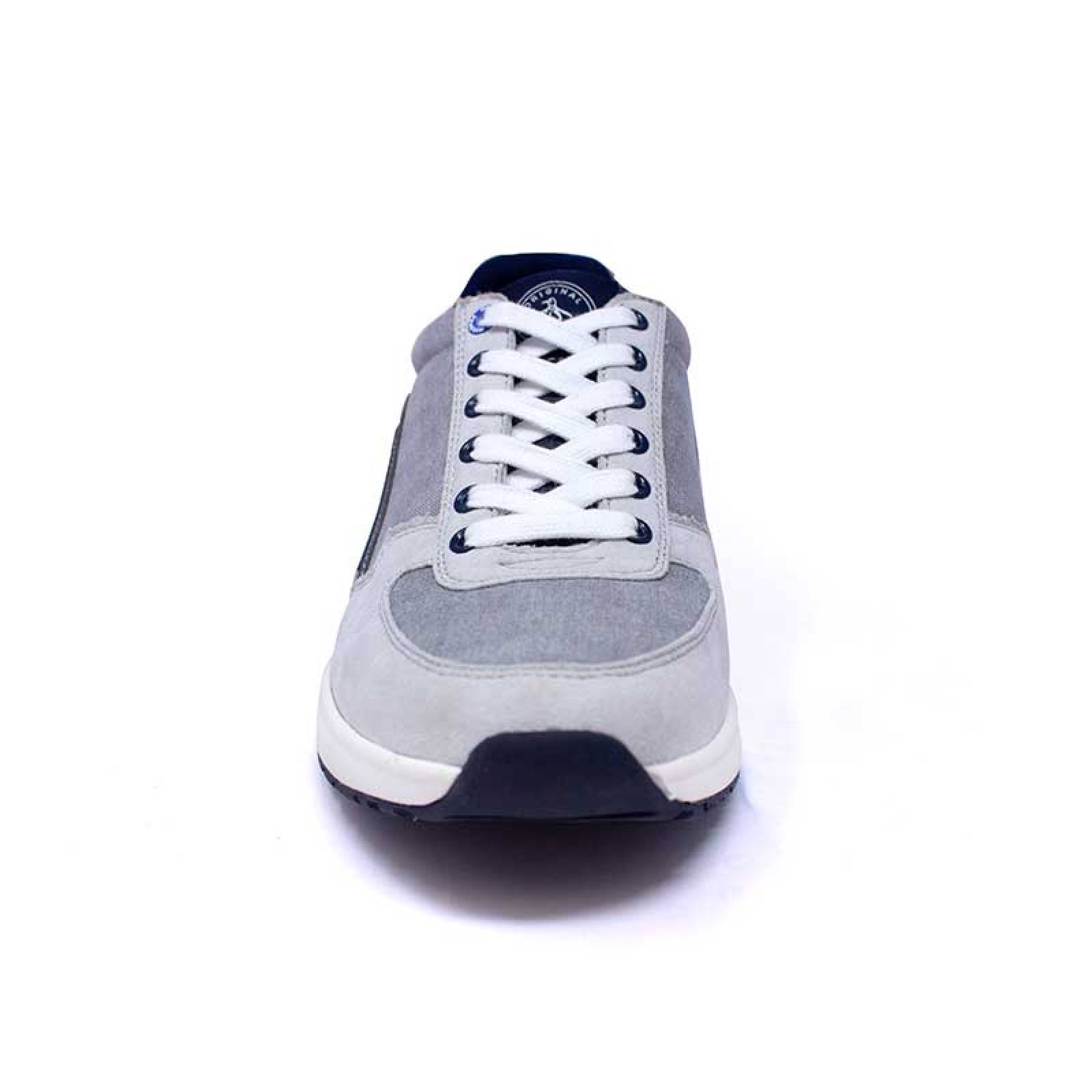 Tenis Penguin Hunter Style Gris Para Hombre