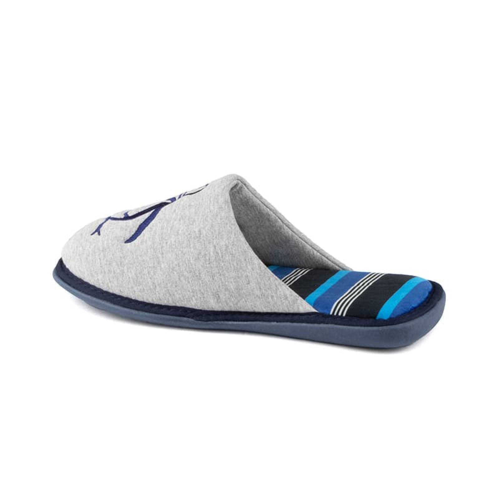 Pantufla Original Penguin Monday Color Gris Para Hombre