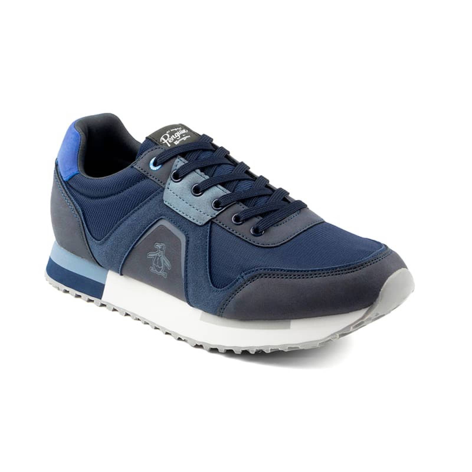 Tenis Original Penguin Style Tyrus Color Azul Marino Para Hombre