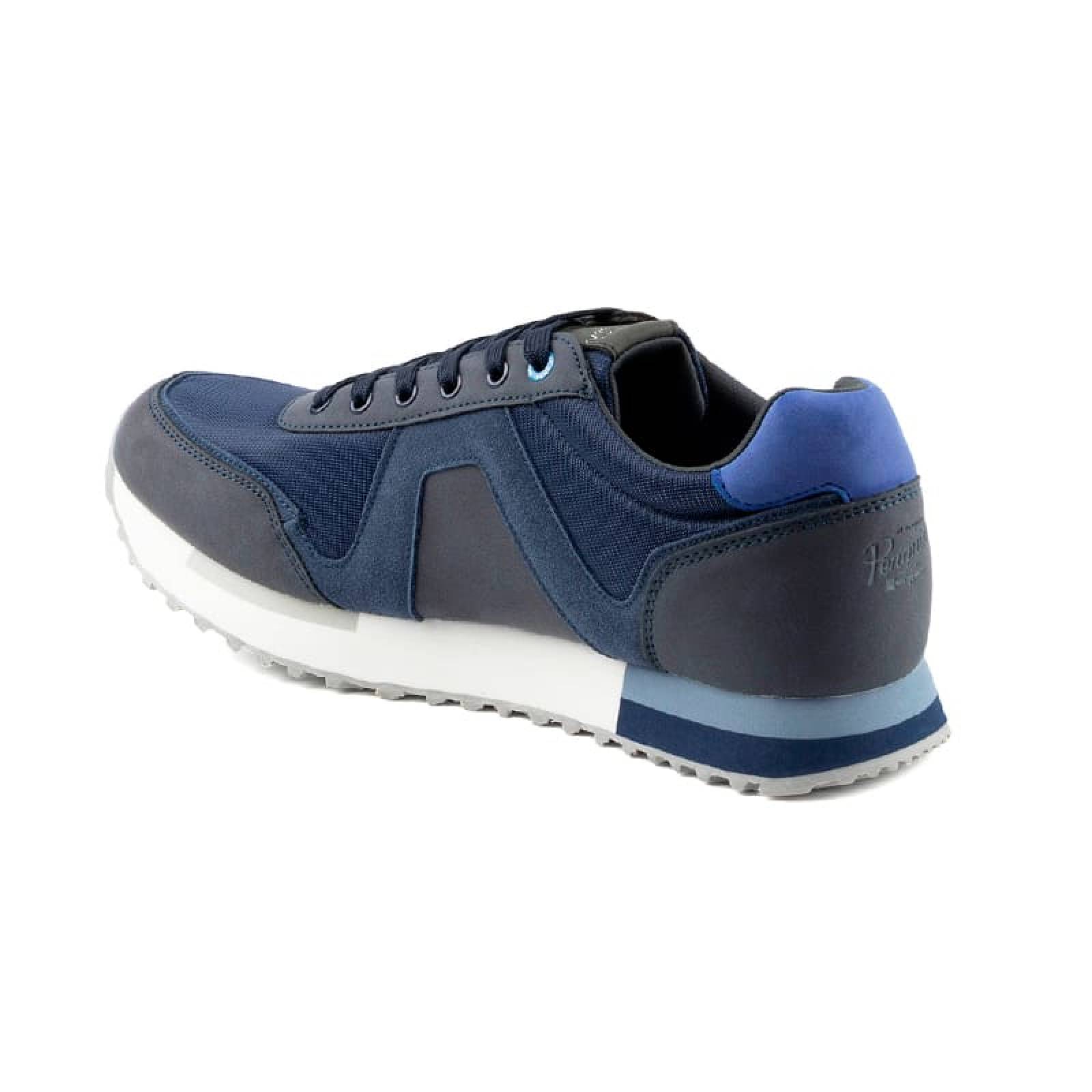 Tenis Original Penguin Style Tyrus Color Azul Marino Para Hombre