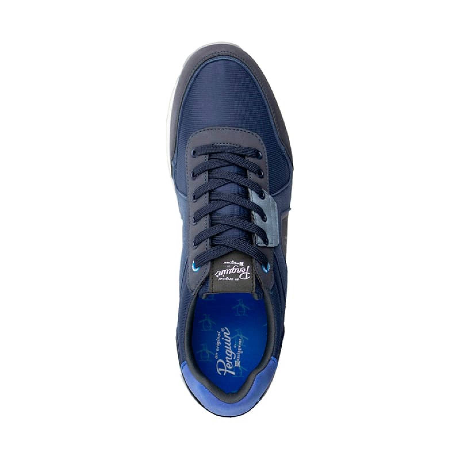 Tenis Original Penguin Style Tyrus Color Azul Marino Para Hombre