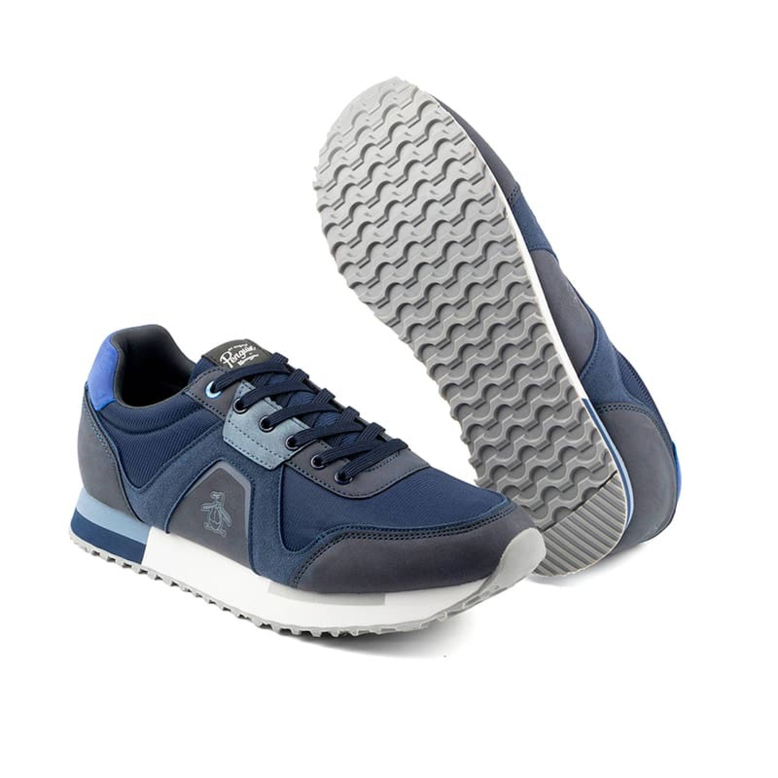 Tenis Original Penguin Style Tyrus Color Azul Marino Para Hombre