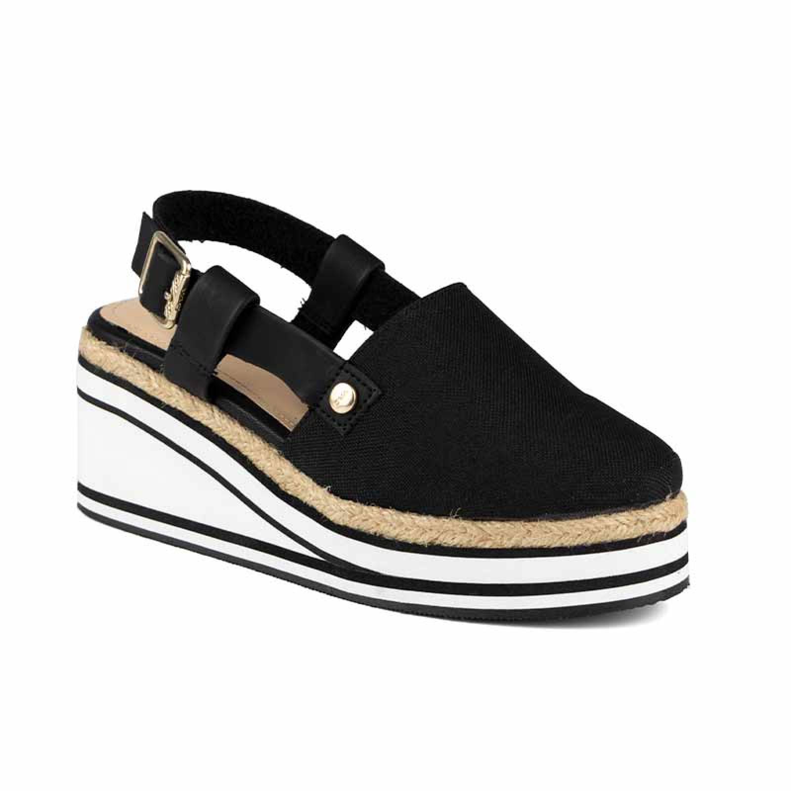 Alpargata Vida Leve Ana Negro Para Mujer