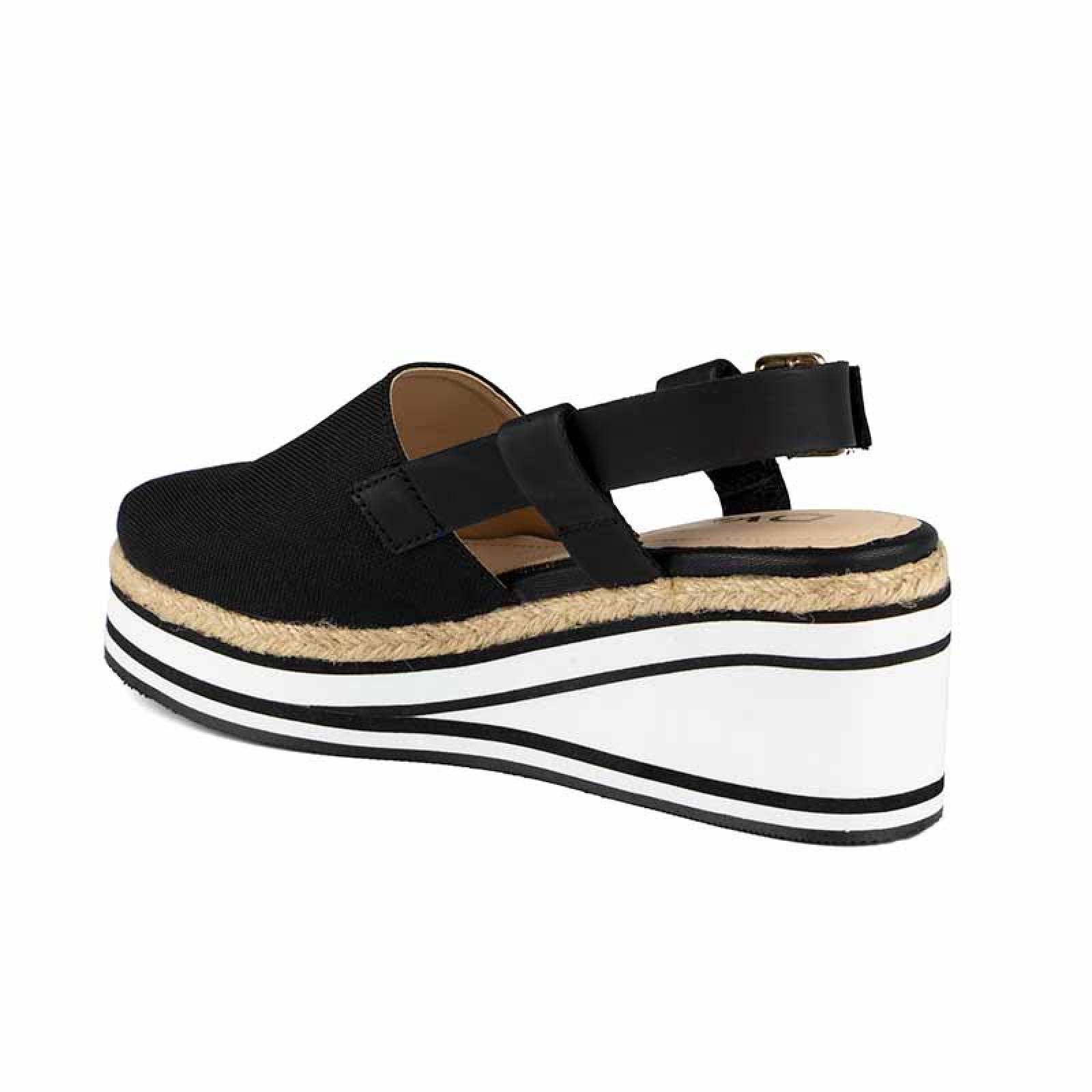 Alpargata Vida Leve Ana Negro Para Mujer