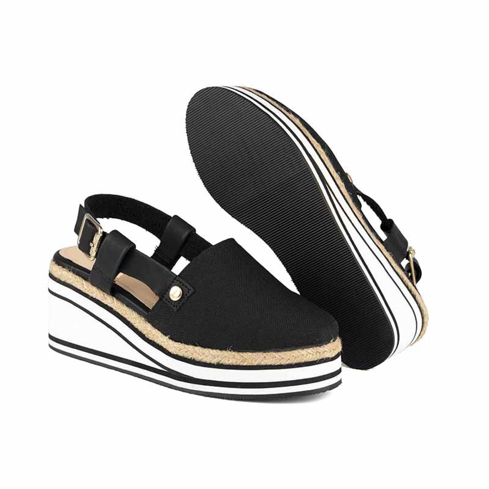 Alpargata Vida Leve Ana Negro Para Mujer