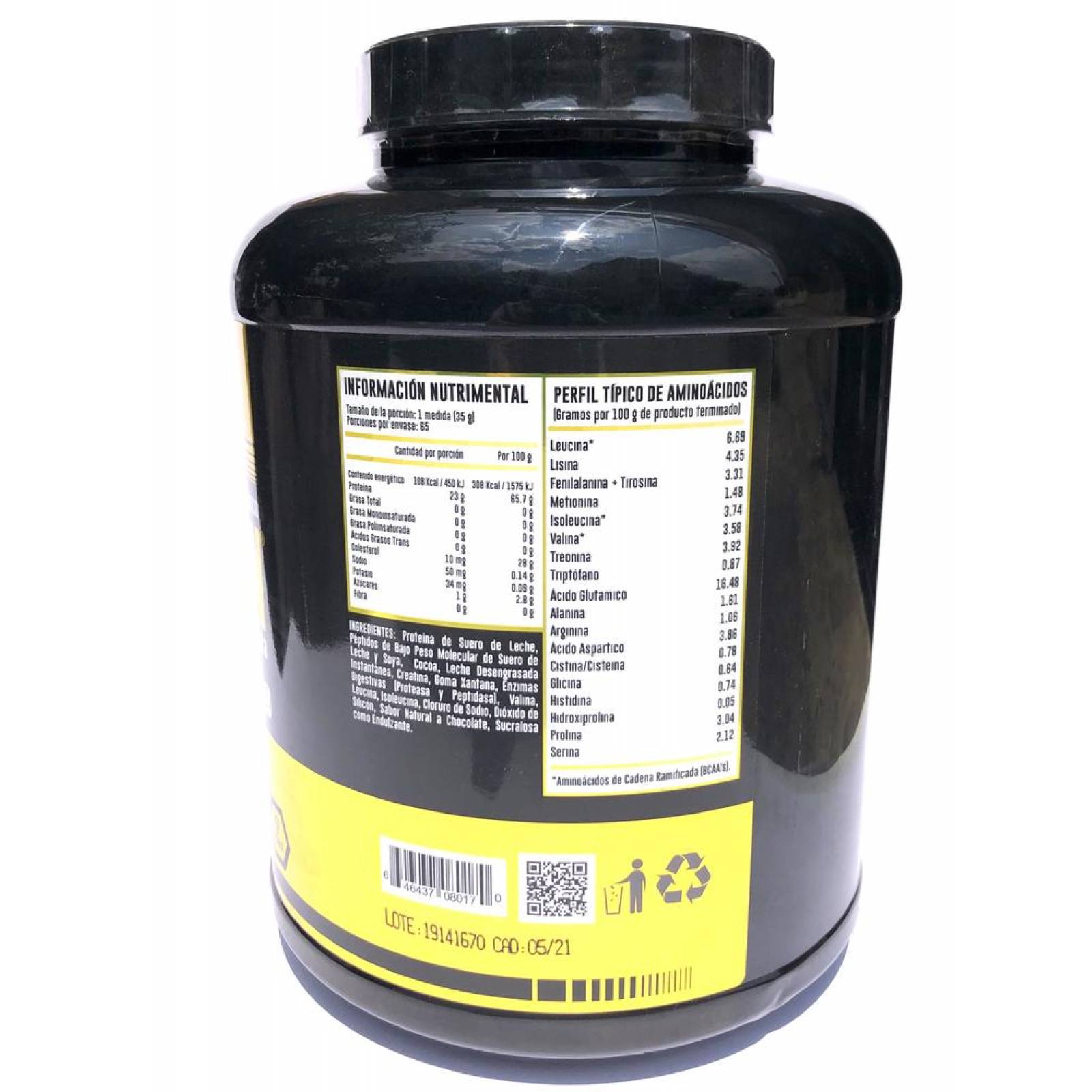 Proteína Hydrotein Chocolate 5 Lbs Advance Nutrition. 