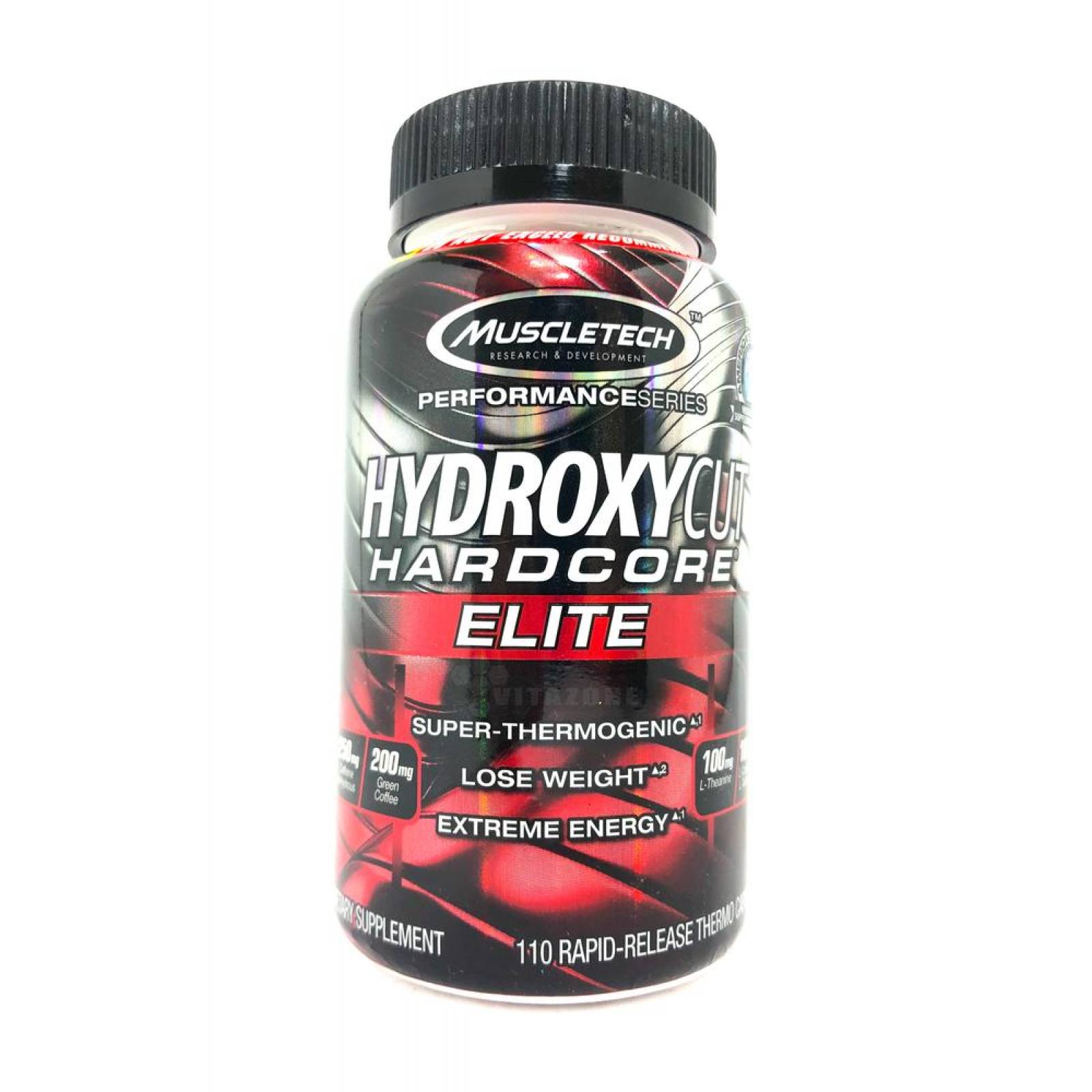 Hydroxycut Hardcore Elite 110 Cápsulas Muscletech 