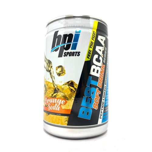 Best Bcaa Soft Drink Naranja 330 grs 30 serv BPI 