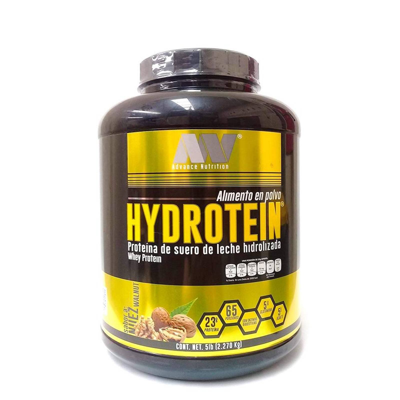 Proteína Hydrotein Nuez 5 Lbs Advance Nutrition. 