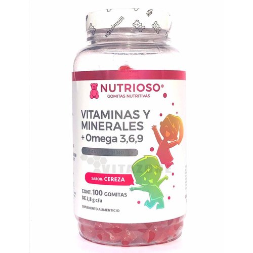 Vitaminas para niños + Omega 3, 6 y 9 Nutrioso Solanum 