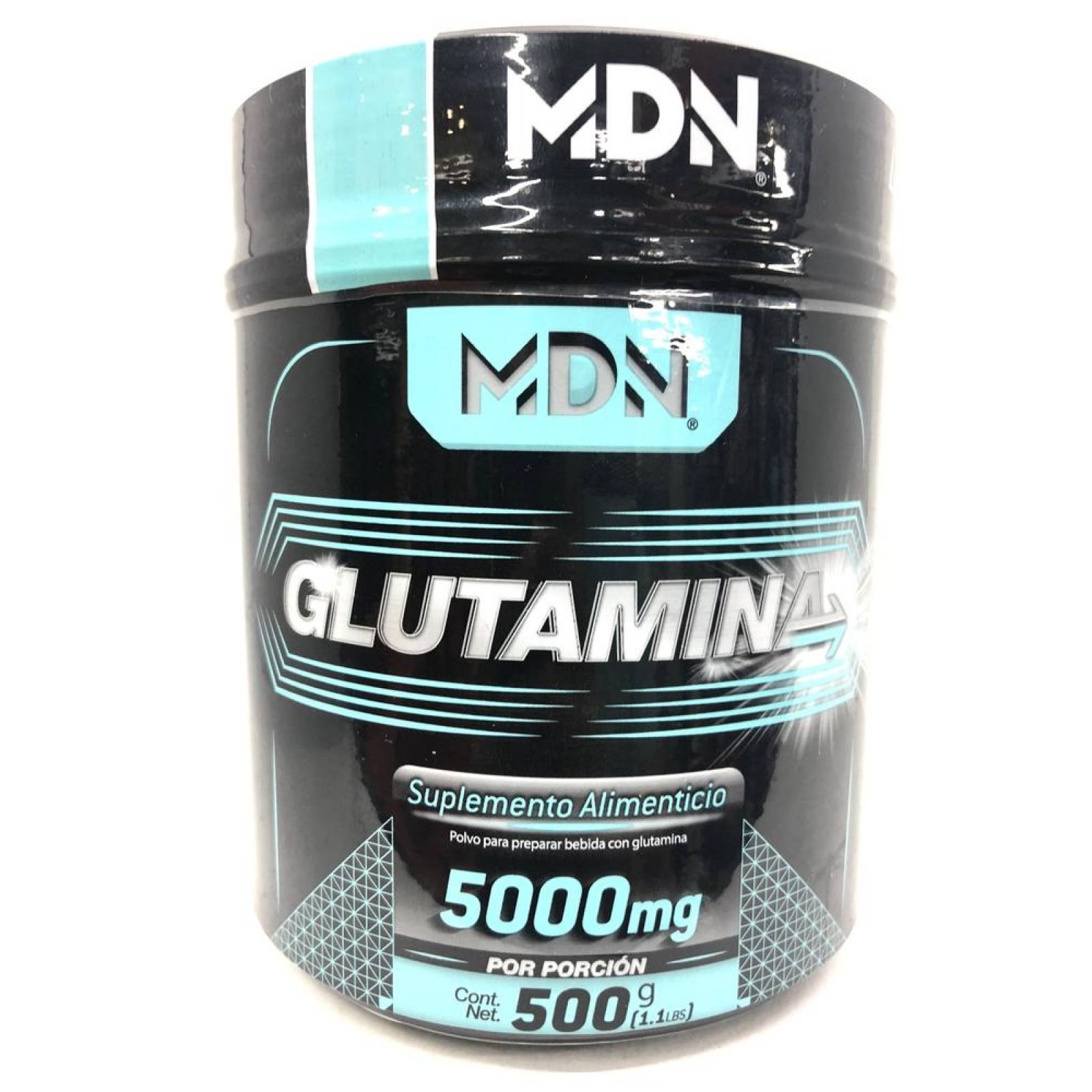 Glutamina 5000 Mg Sin Sabor 100 Servicios MDN. 