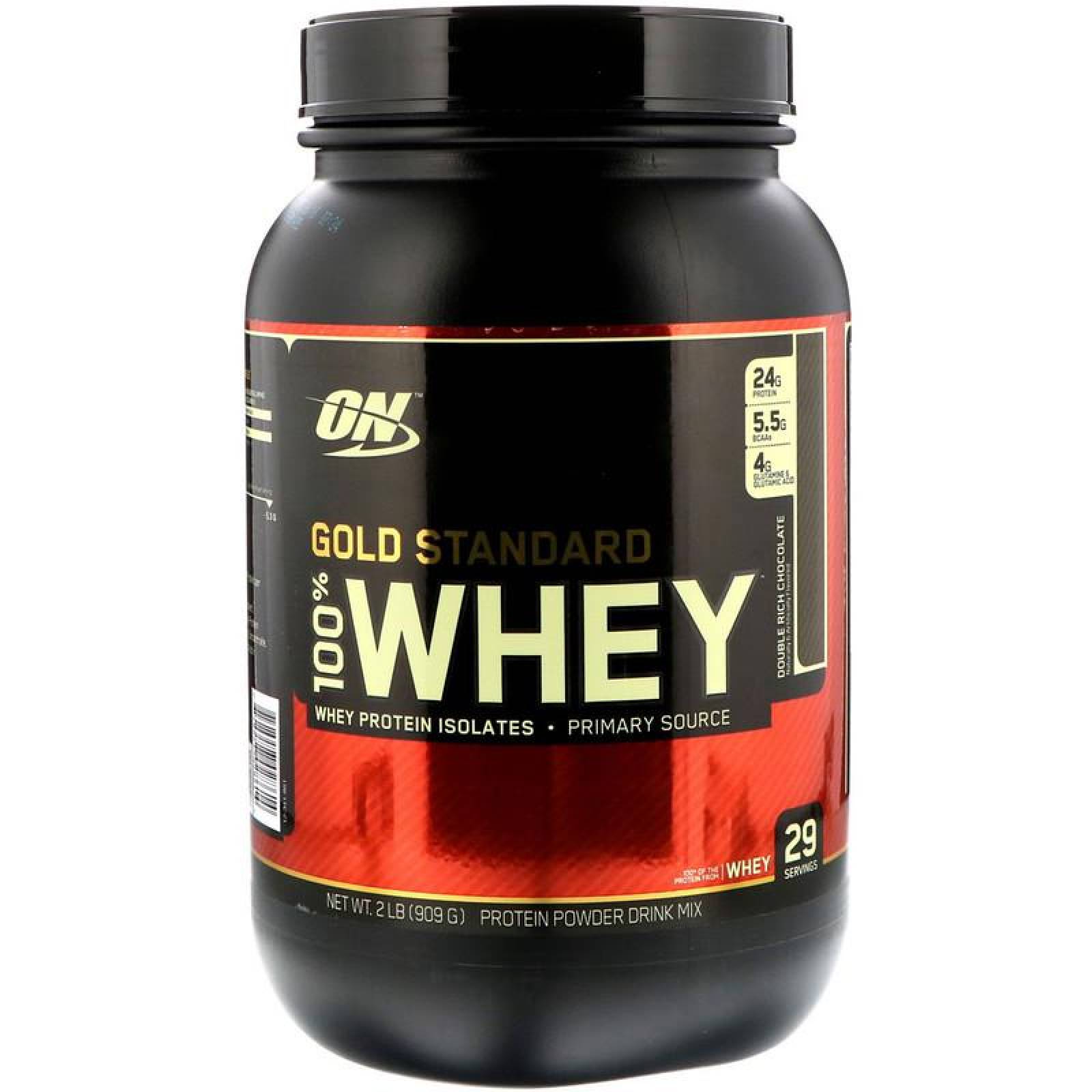 Proteína Gold Standard 100% Whey 2 Lbs Chocolate Optimum Nutrition. 