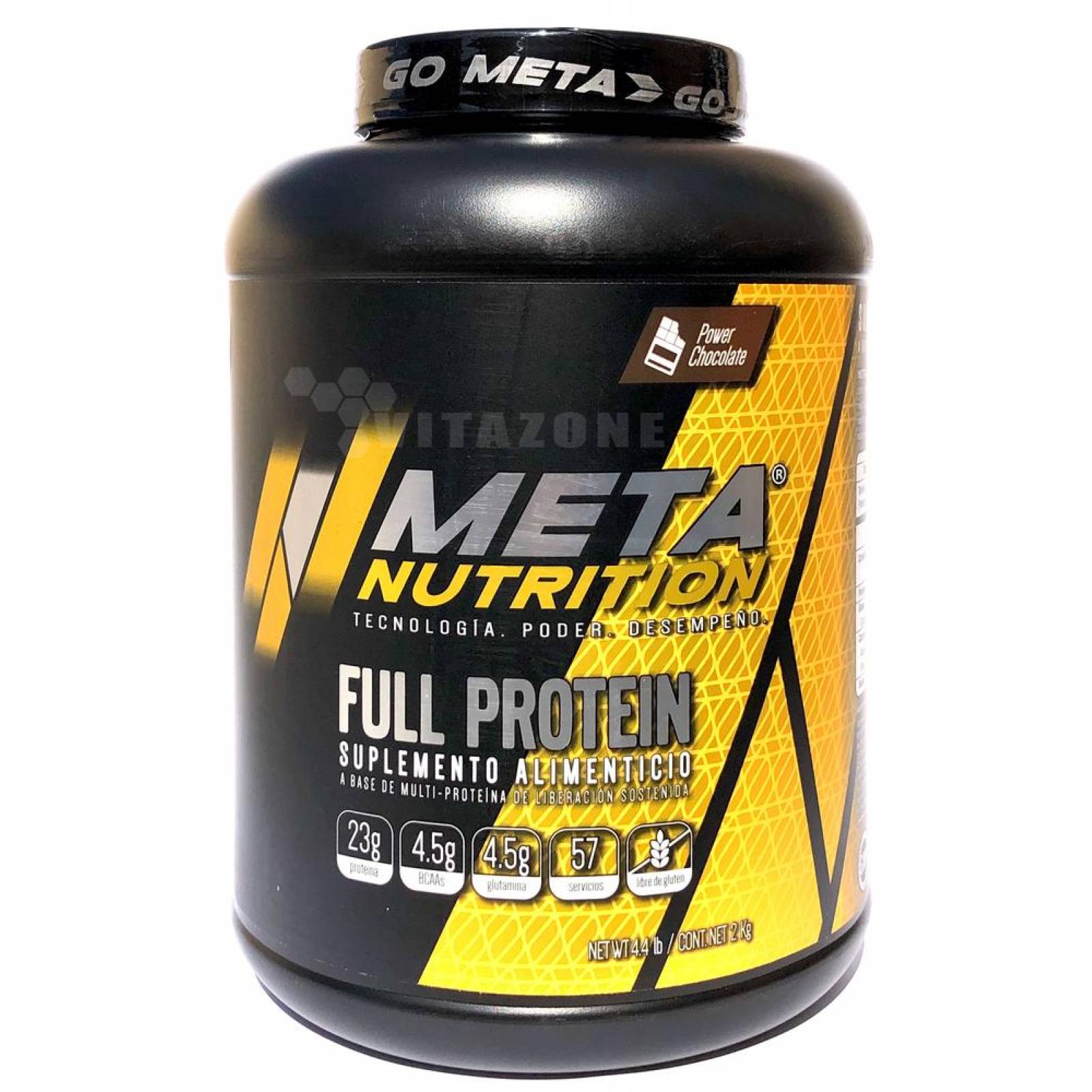 Proteina Meta Nutrition Full Protein 4.4 Lbs Chocolate 