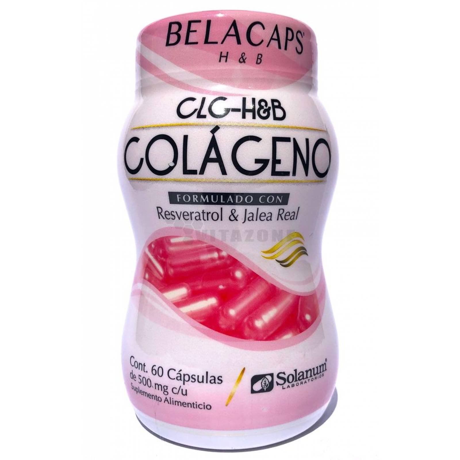 Colágeno, Resveratrol y Jalea Real 60 cápsulas Solanum. 