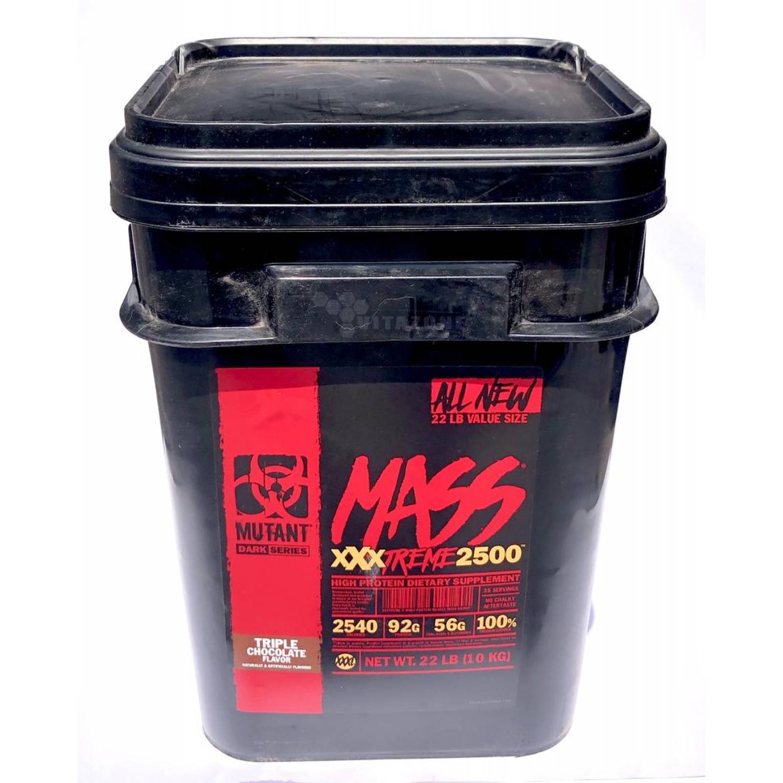 Mutant Mass XXXtreme 2500 Chocolate 22 lbs (10 kg) 