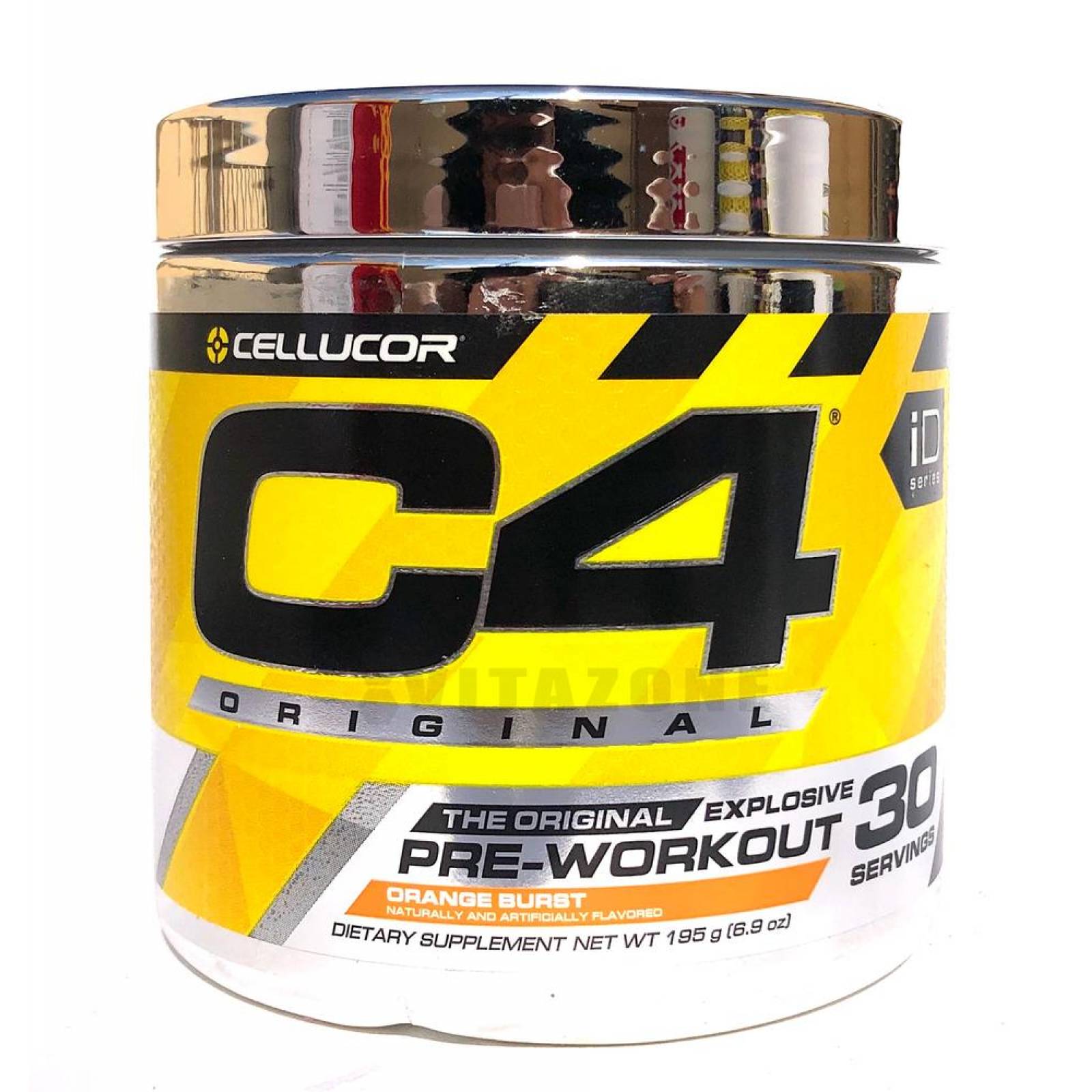 Pre entreno C4 Original sabor Orange 195 g 30 servicios Cellucor 