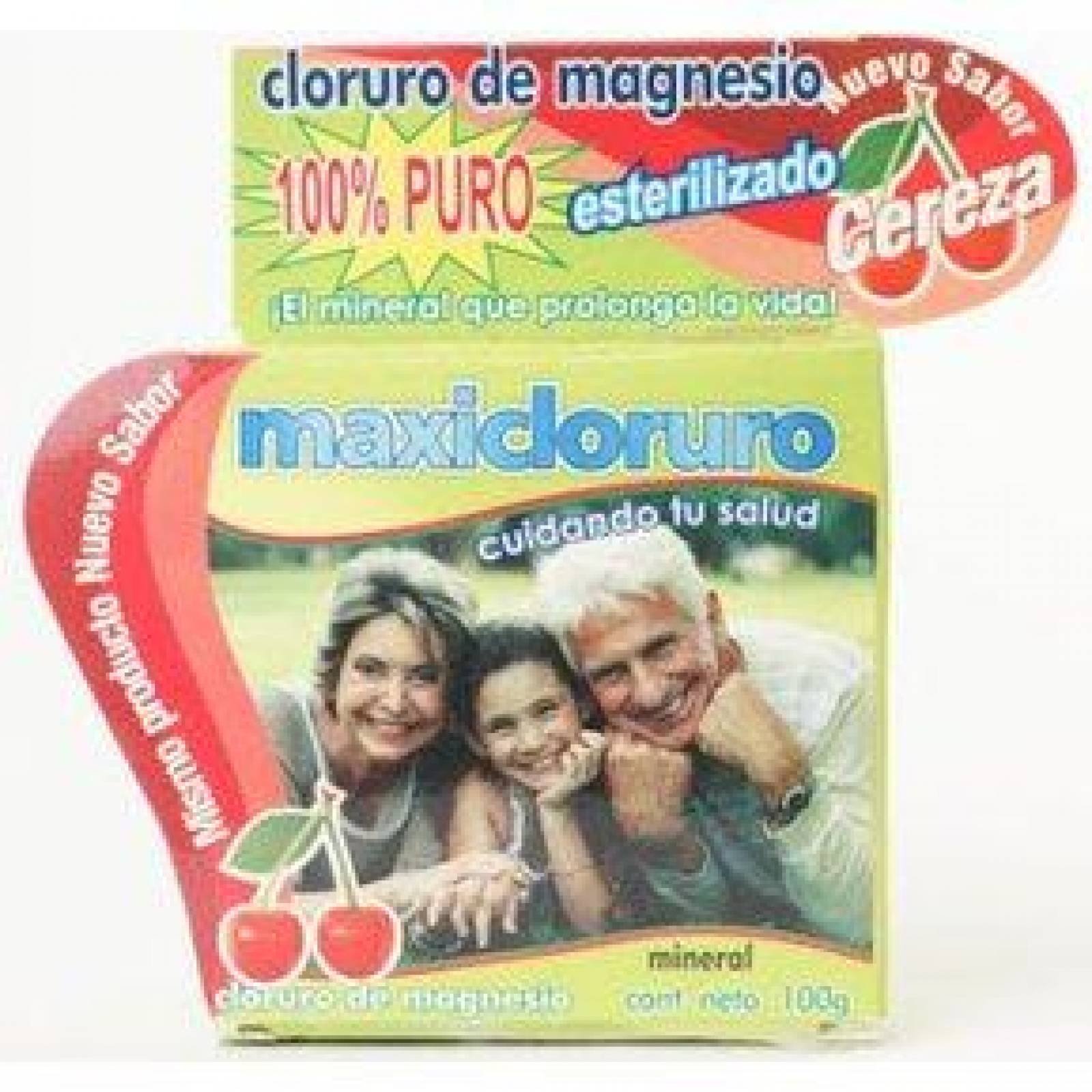 Cloruro De Magnesio polvo Cereza 100 grs Maxicloruro 