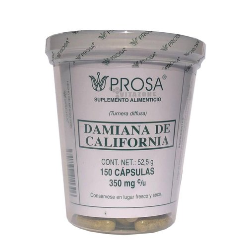 Damiana de California 150 cápsulas Prosa 
