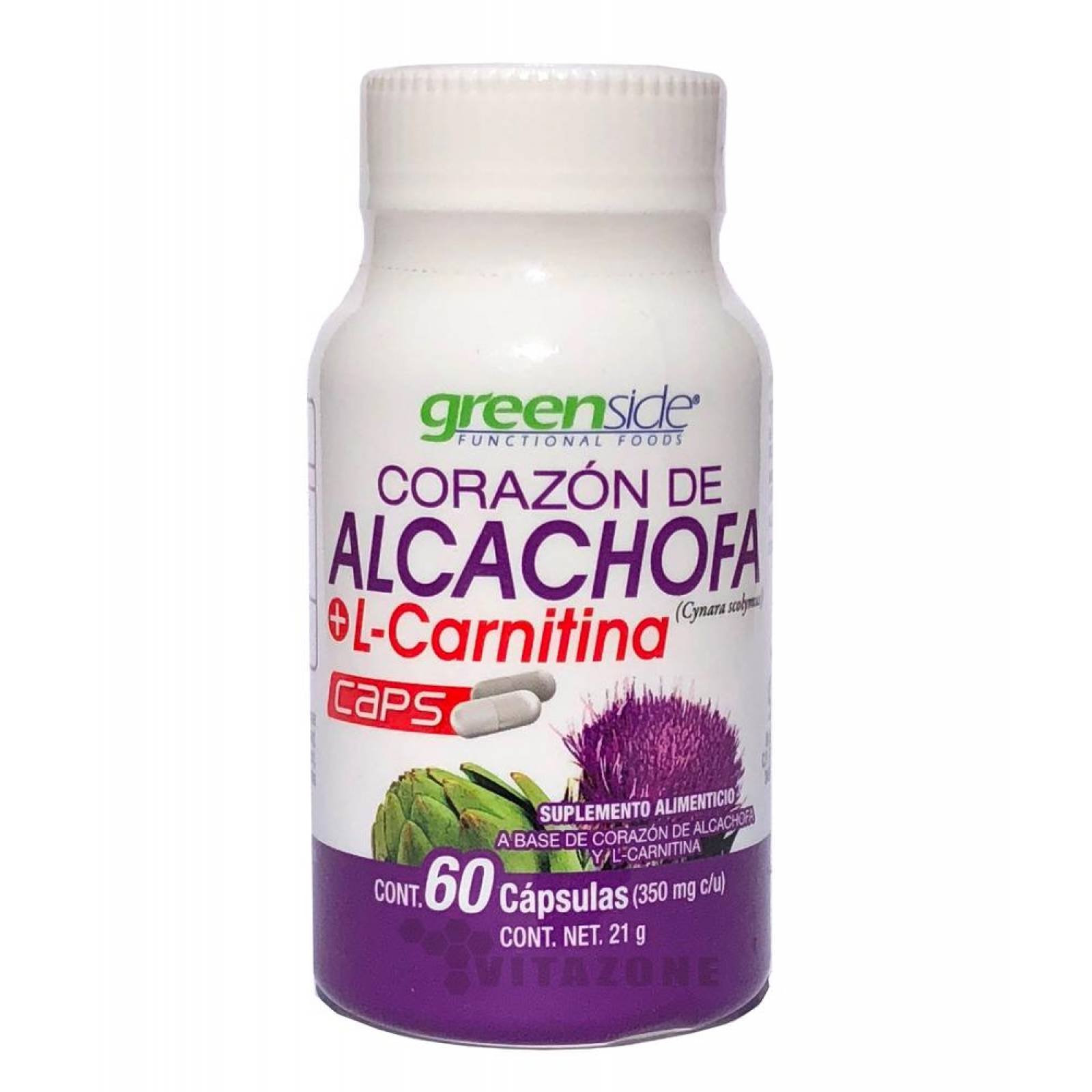 Corazón de Alcachofa + Carnitina 60 caps Greenside 