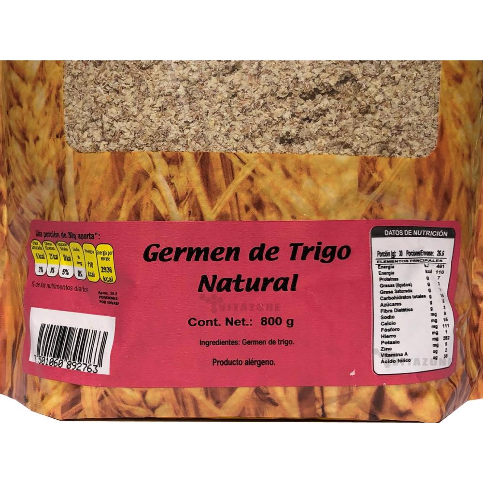 Germen de Trigo Natural 800 gr Cerepak 