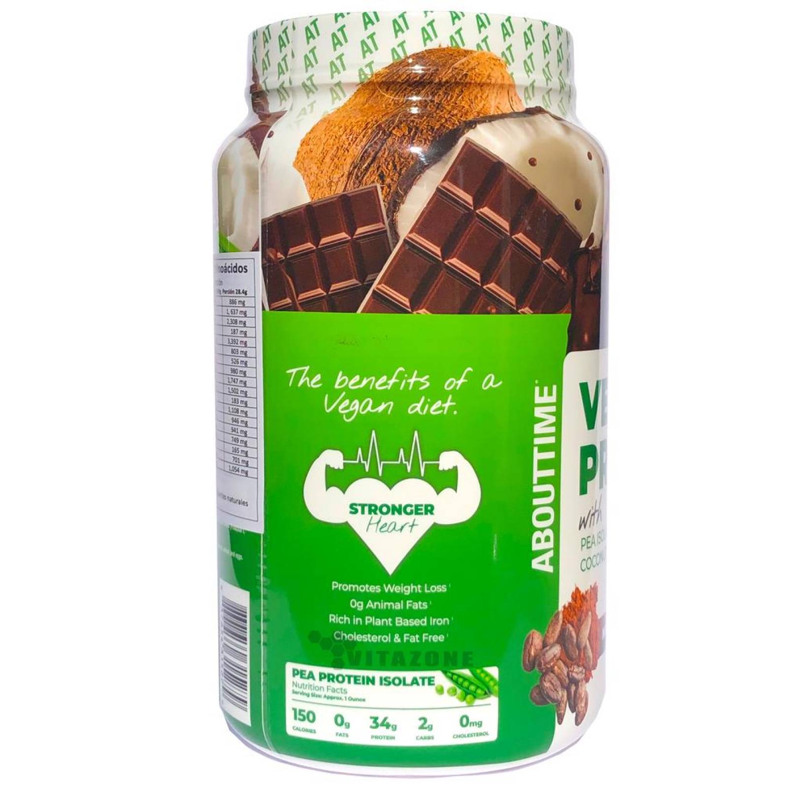 Proteina Vegan Protein Chocolate 2 lbs About Time 