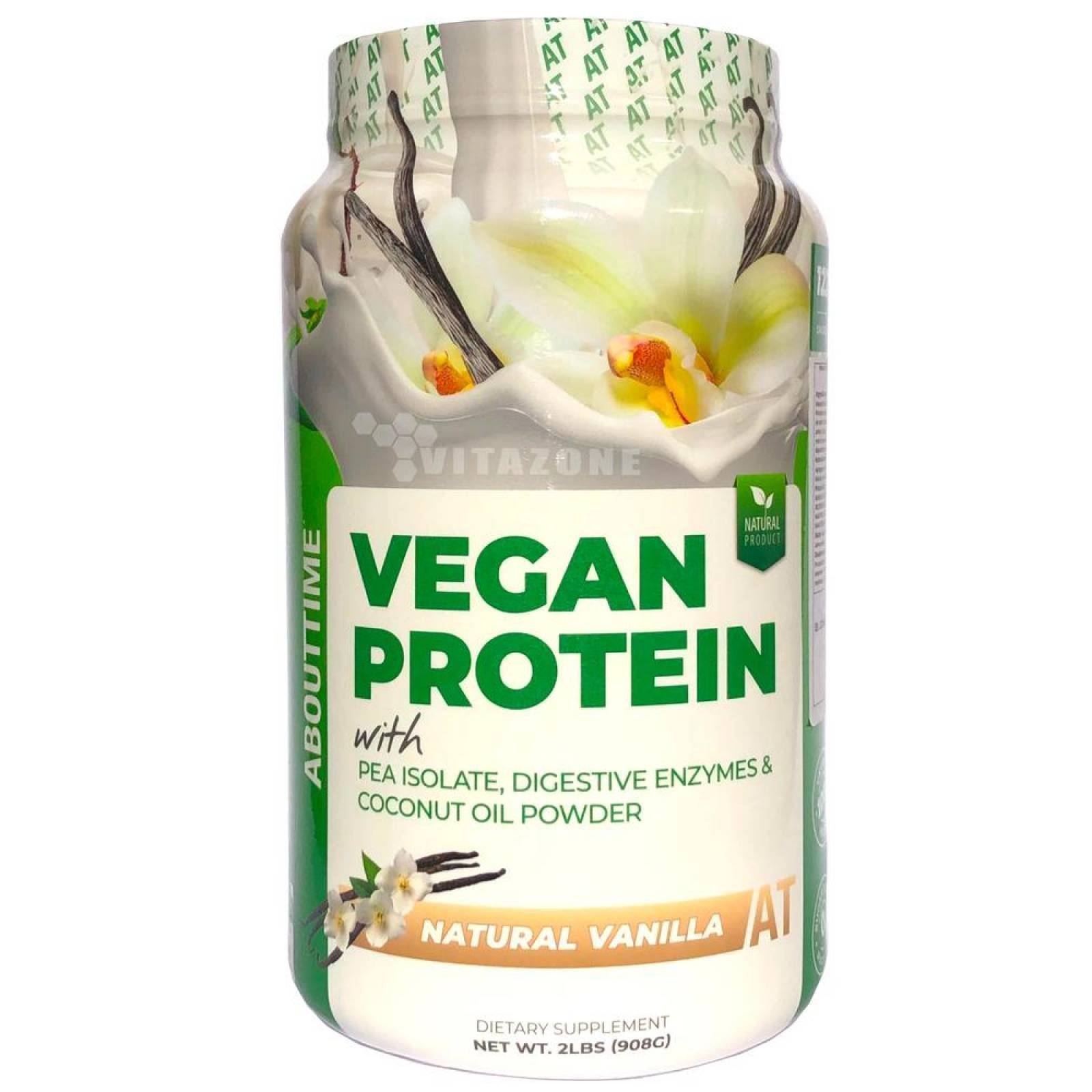 Proteína Vegan Protein Vainilla 2 lbs About Time 