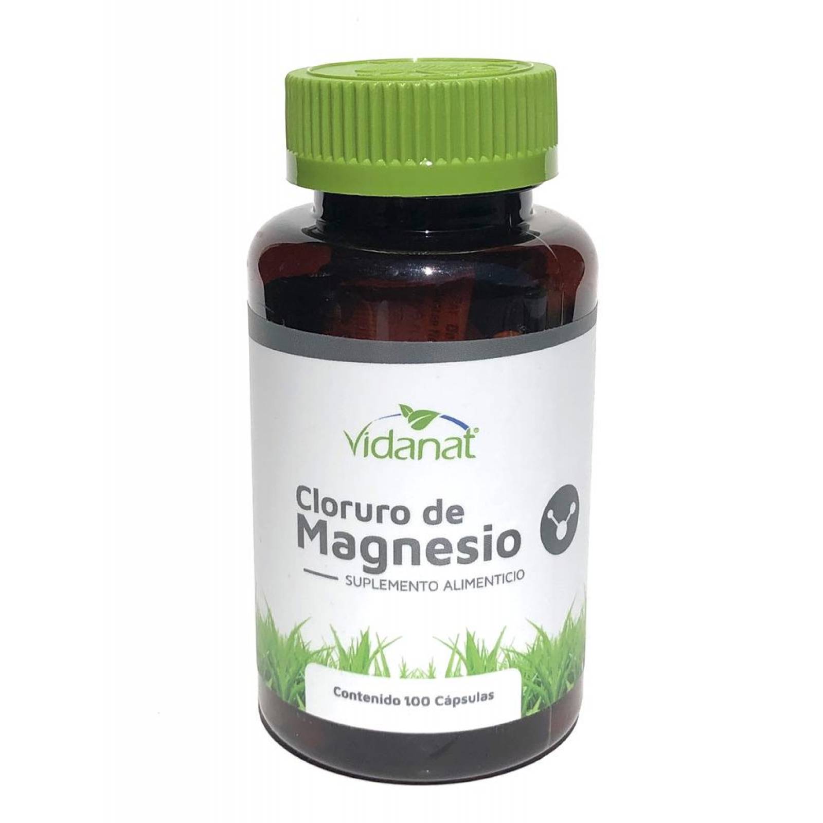 Cloruro de Magnesio 100 tabletas Vidanat 