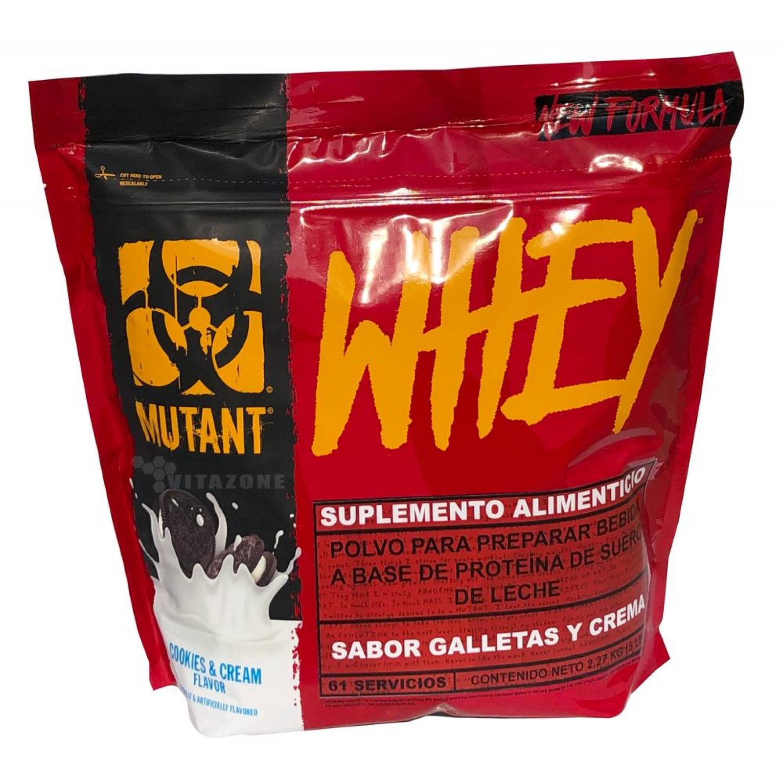 Proteína Mutant Whey 5 Lbs Sabor Cookies And Cream Mutant. 