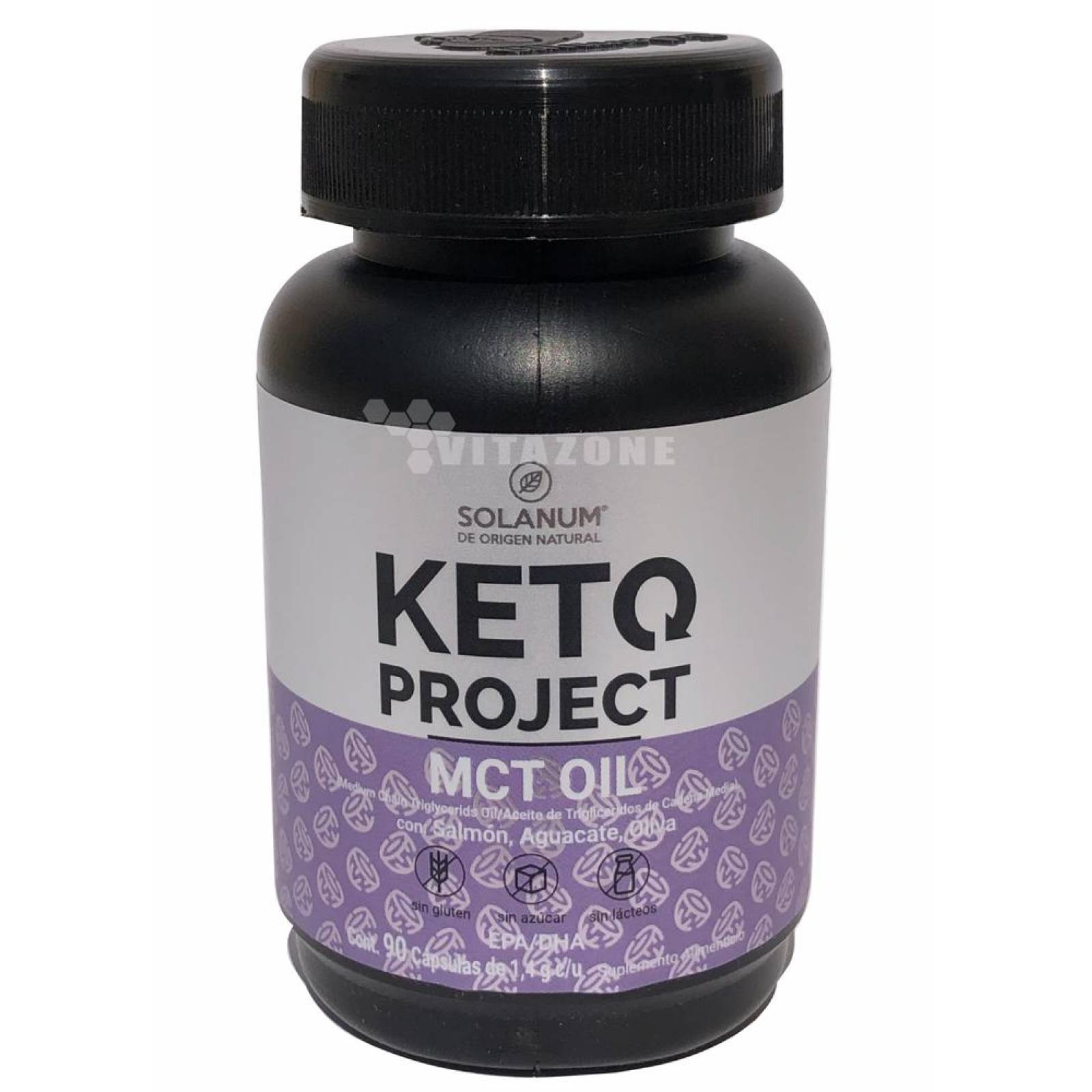 Keto MCT OIL 90 cáps de 1.4 grs KETO PROJECT 