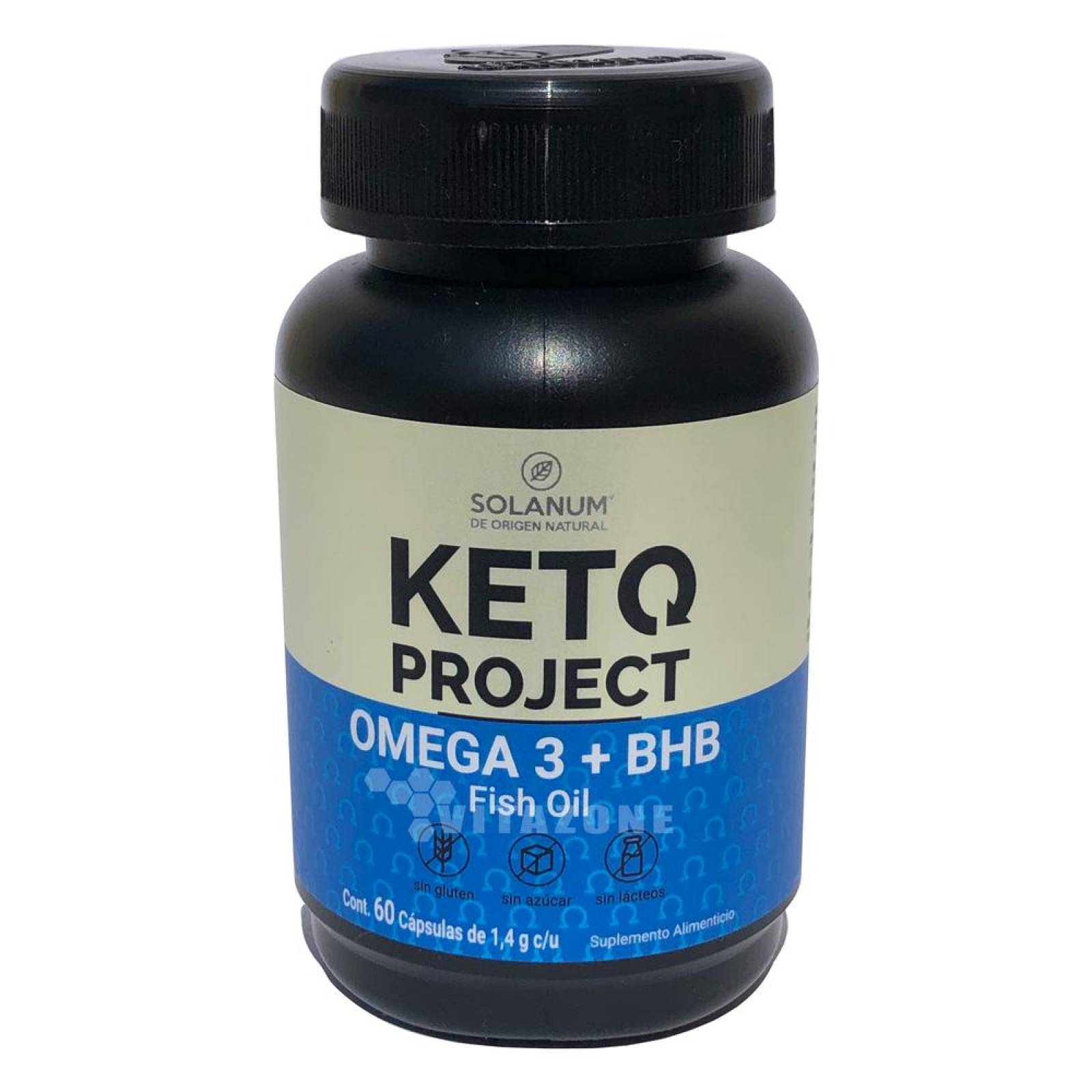 Omega 3 + Bhb 60 Cáps De 1.4 Grs Keto Project