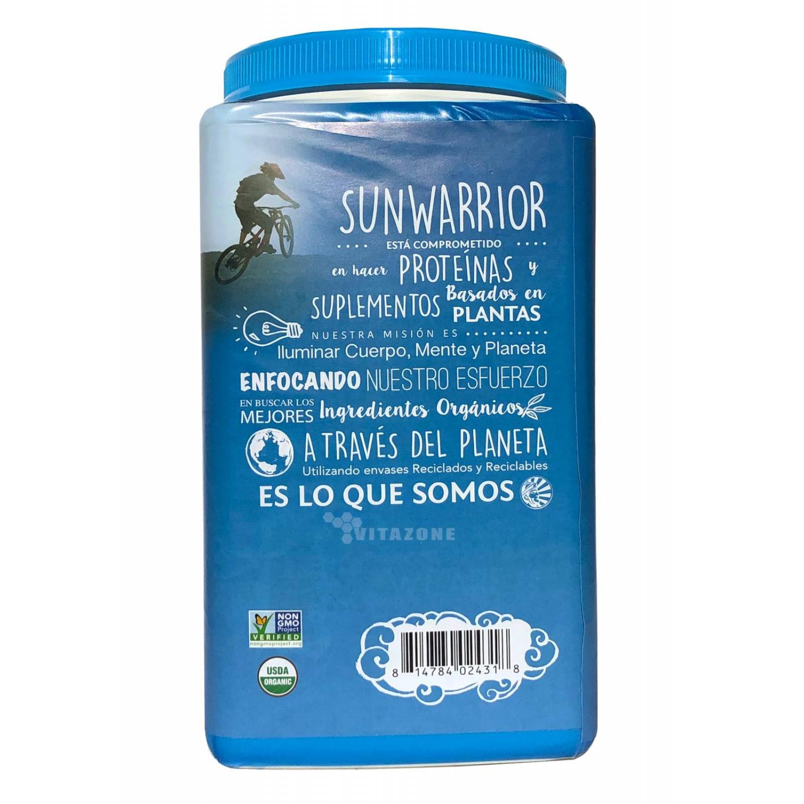 Proteína Vegana Sunwarrior Blend Vainilla 750 grs Keto 