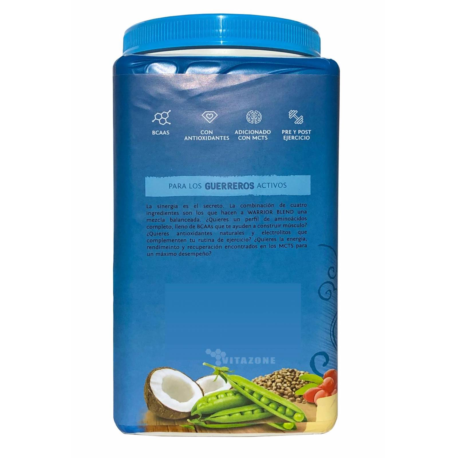 Proteína Vegana Sunwarrior Blend Vainilla 750 grs Keto 