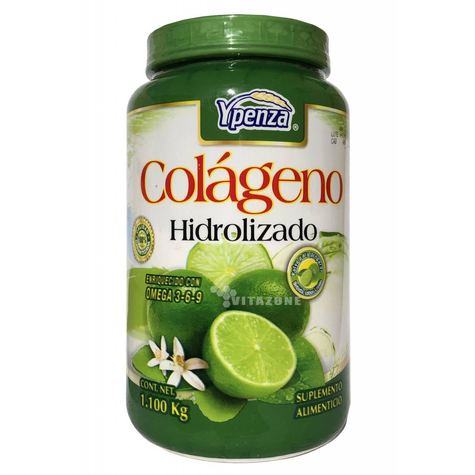 Colágeno Hidrolizado Limon 1.1 kg Ypenza 