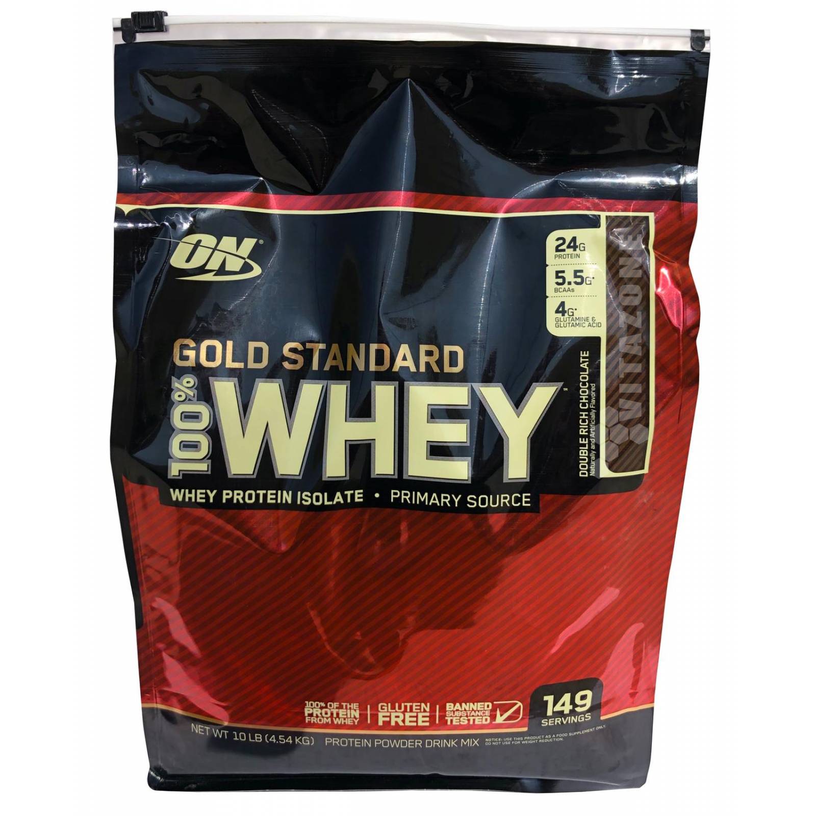 Gold Standard 100% Whey 10 Lbs Chocolate Optimum Nutrition 