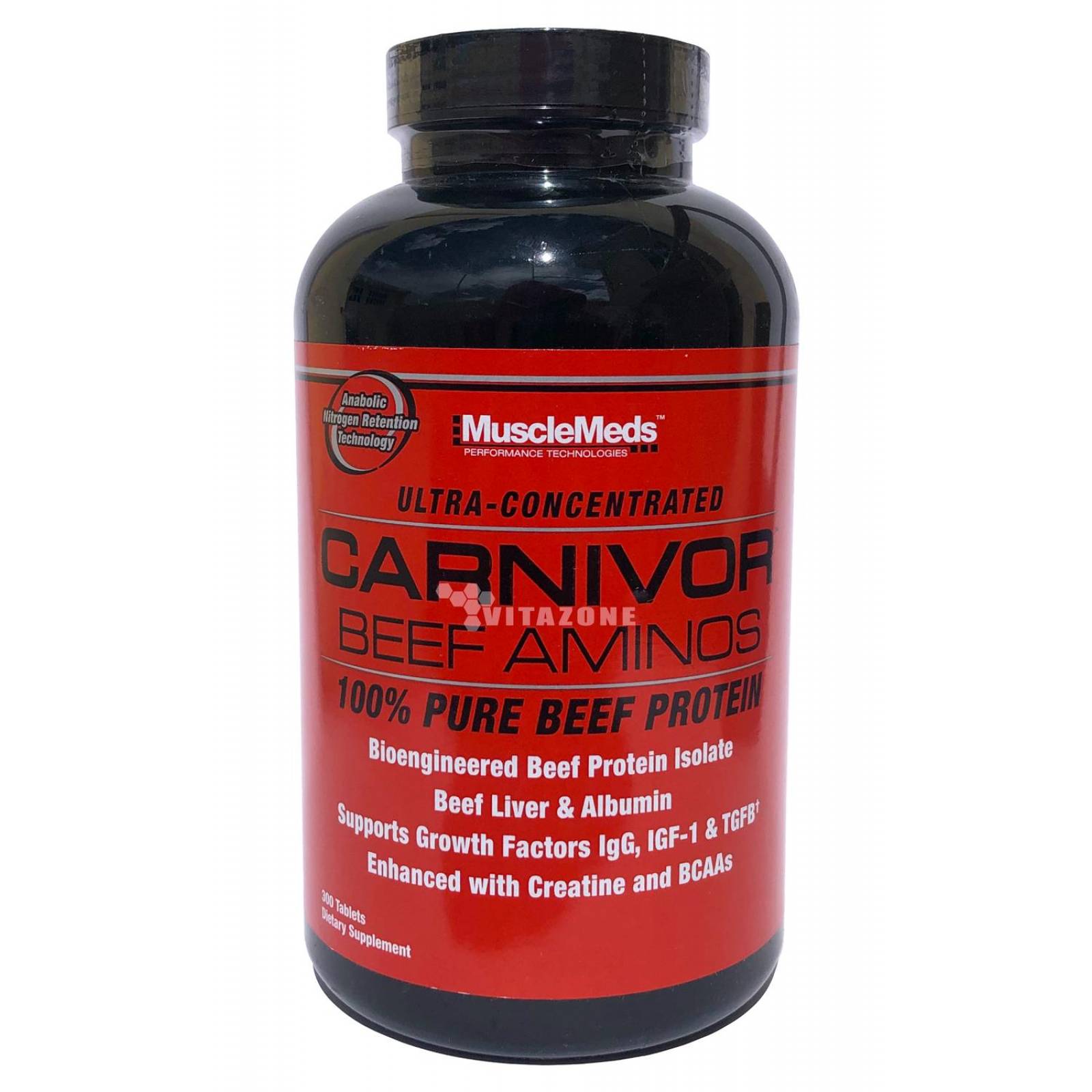 Musclemeds Carnivor Beef Aminos 300 Tabletas 