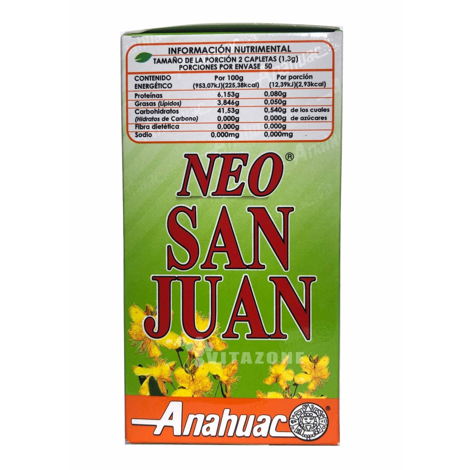 Hierba De San Juan 100 Cápsulas Anahuac 