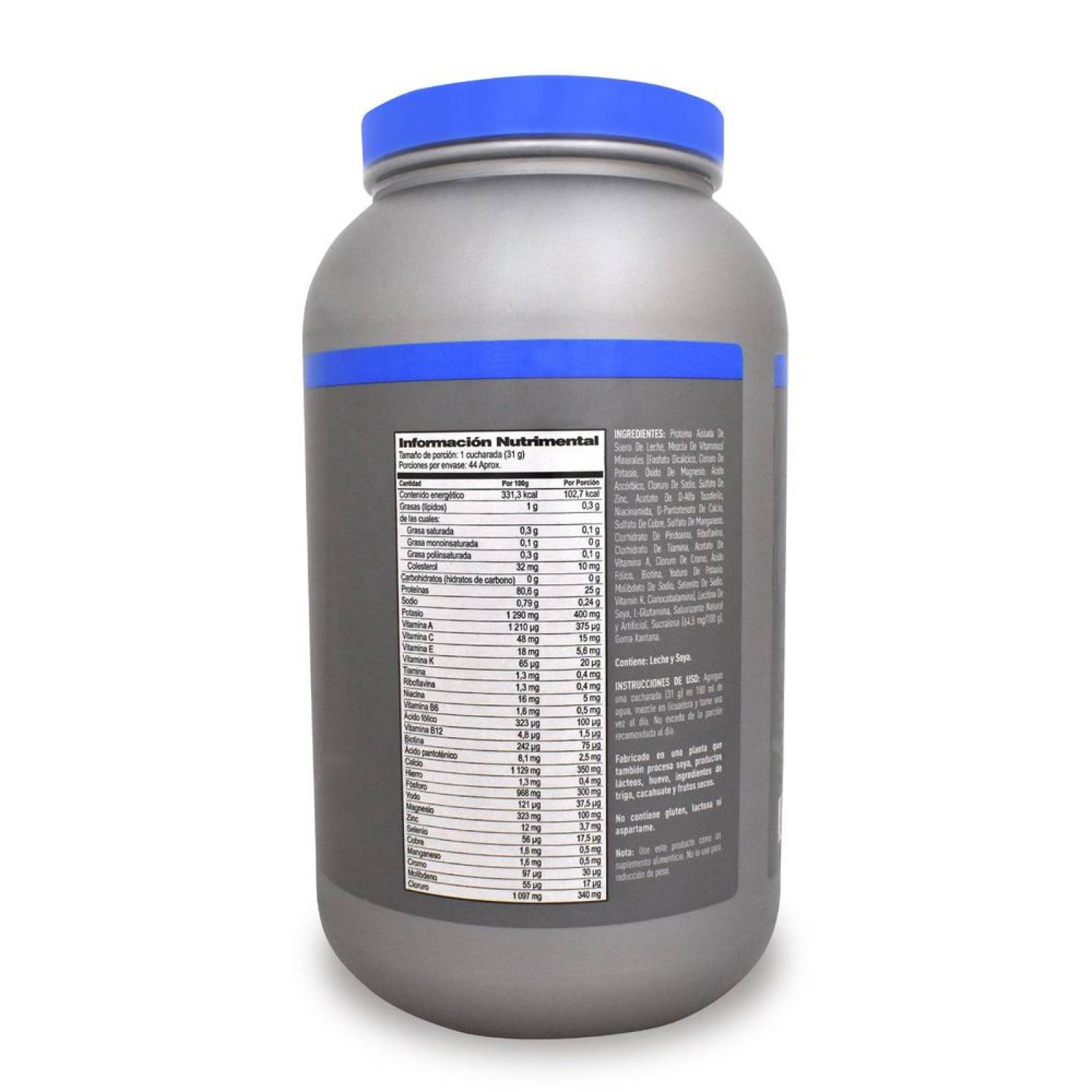 Isopure Zero Carb Proteína 3 Lbs Sabor Vainilla Nature´s Best