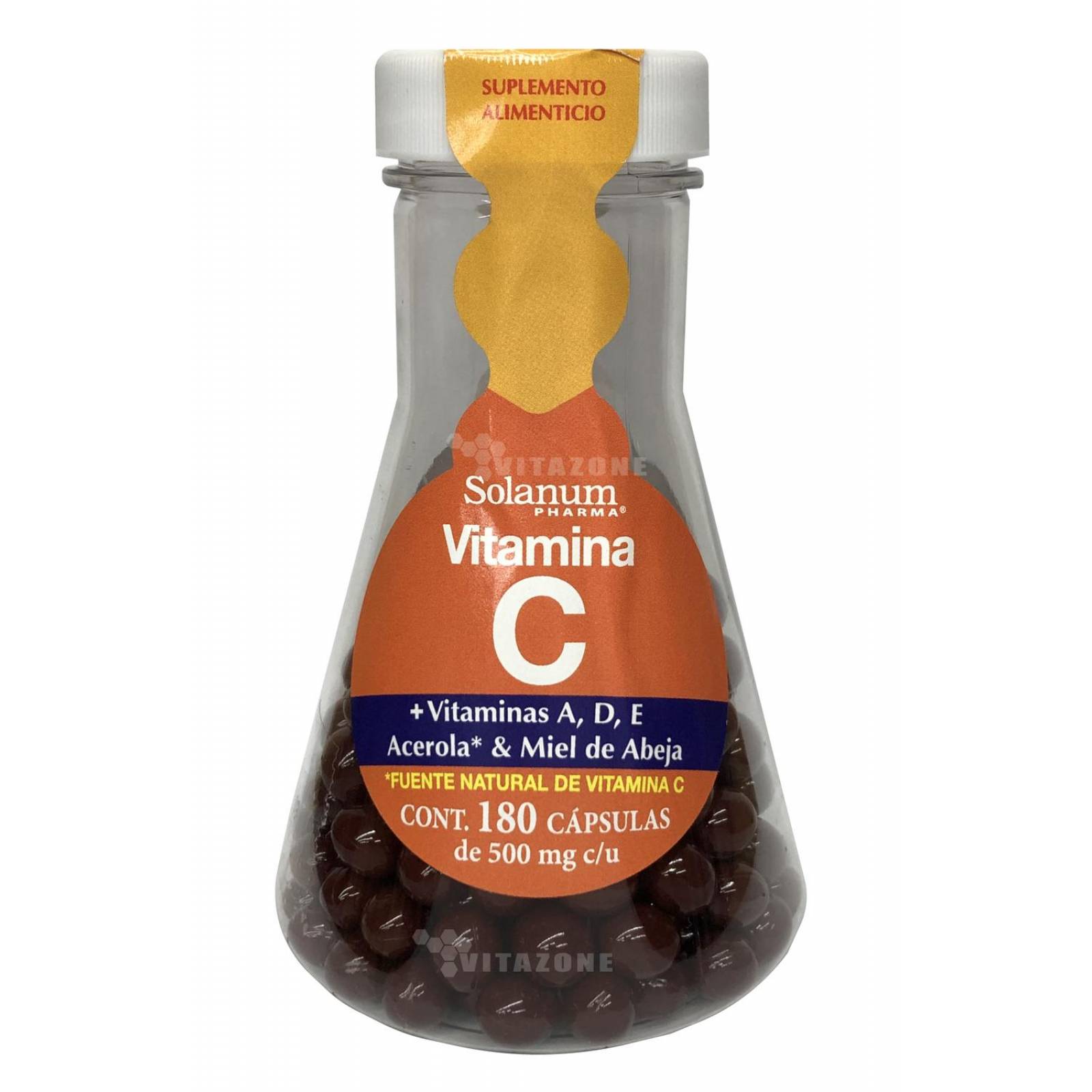 Vitamina C 180 cápsulas Solanum 