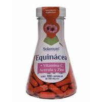 Equinácea Con Vitamina C 100 Cápsulas Solanum