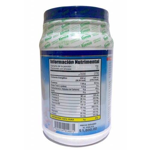 Grenetina Hidrolizada 1.1 kg sabor Coco Ypenza 