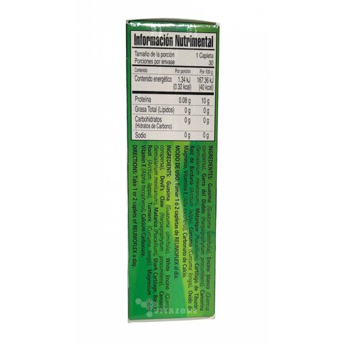 Reumoflex Verde 30 Capletas De 800 Mg Ypenza. 