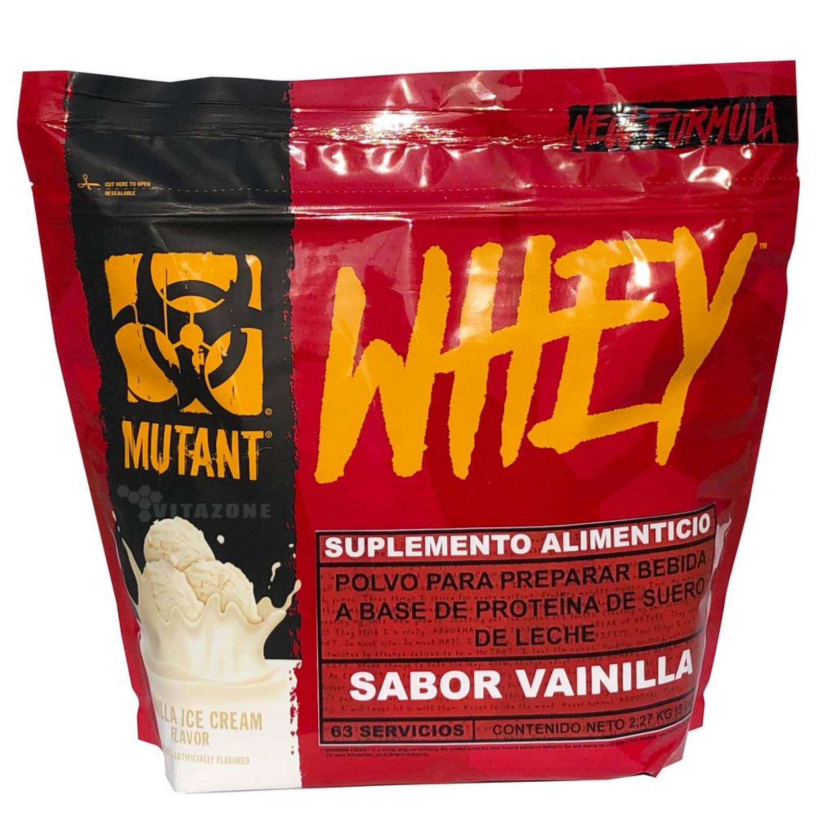 Proteína Mutant Whey 5 Lbs Sabor Vainilla Mutant. 