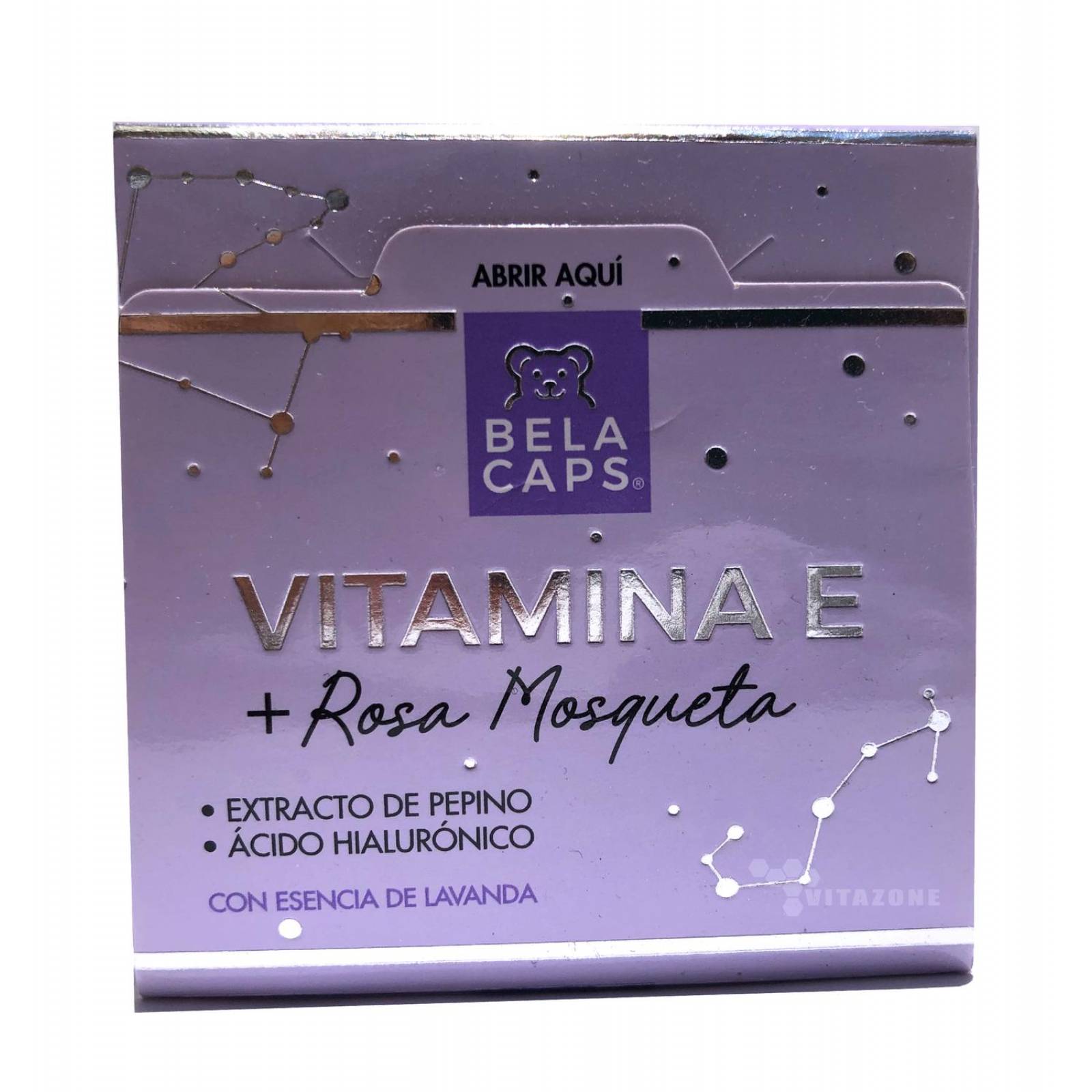 Vitamina E Rosa Mosqueta Serum 30 cápsulas faciales Belacaps 